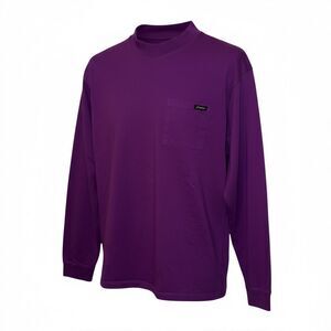 Saturdays New York Mockneck Long Sleeve T-Shirt Sz XL in Purple